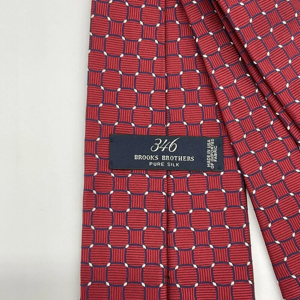 Brooks Brothers 346 100% Silk Neck‎ Tie Various Colors Prints USA Made